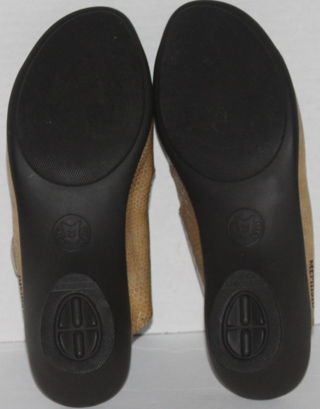 Women Shoes "MEPHISTO" Mules Size US 8.5 EU 39 Tan New