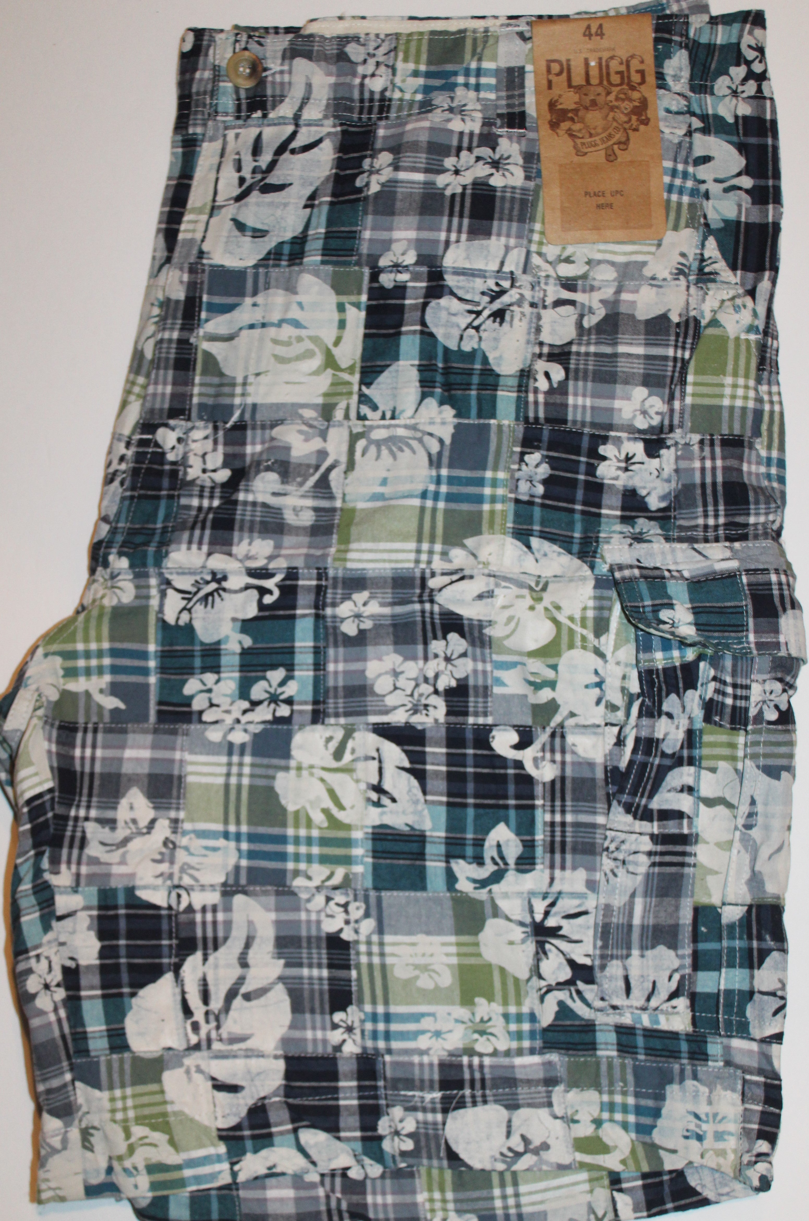 Men Summer Shorts "PLUGG" Size 44 100% Cotton NWT
