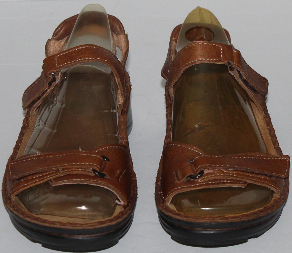 Women Shoes "NAOT" Sandals Size US 9.5 EU 40 Brown Leather