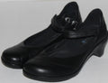 Women Shoes "ARAVON"Loafers Size 9.5AA Black Leather NEW