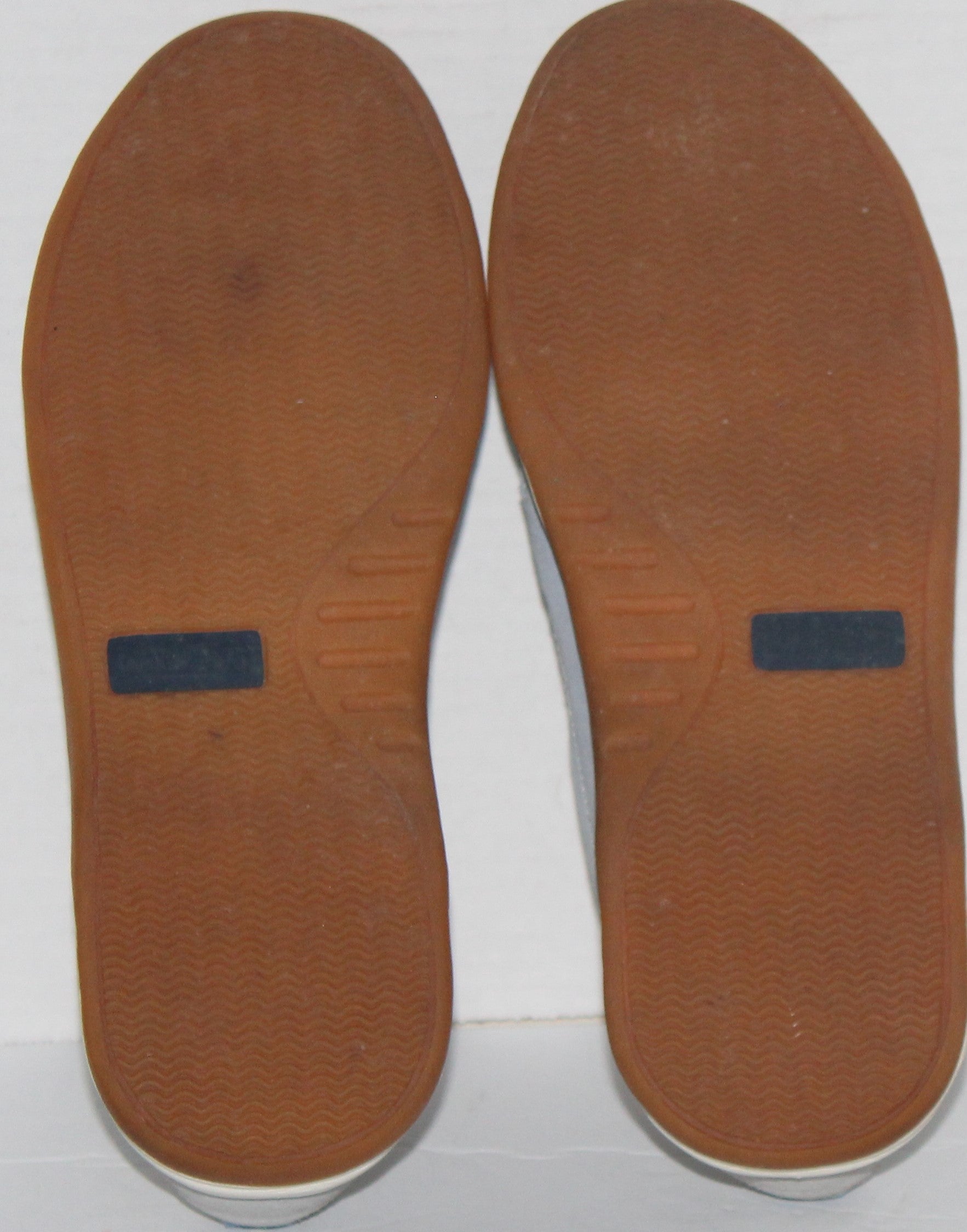 Women Shoes "LANDS' END" Loafers Size 9B Blue Leather