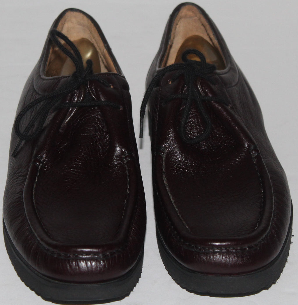 Women Leather Oxfords "E.T.WRIGHT" Size 9.5 AAA Brown NEW