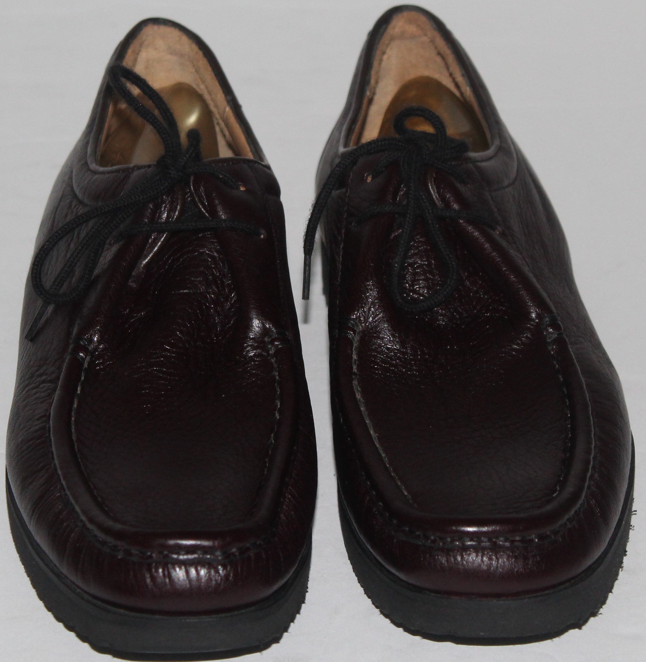 Women Leather Oxfords "E.T.WRIGHT" Size 9.5 AAA Brown NEW
