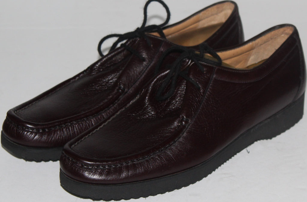 Women Leather Oxfords "E.T.WRIGHT" Size 9.5 AAA Brown NEW
