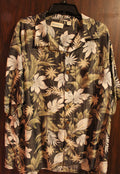 Men Casual Short Sleeve Shirt "Caribbean" Size 2XB MultiColor PolyBlend New